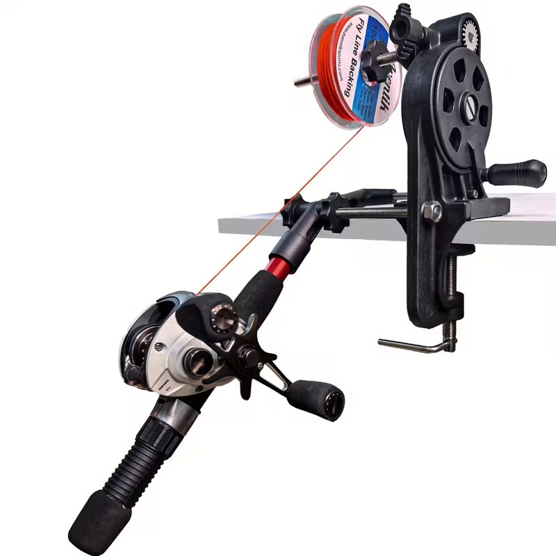 Fishing Line Spooler - Aventik 釣り糸巻き取り器、5:1高速ギア比の双方向巻き取りツール、釣り糸ワインダー