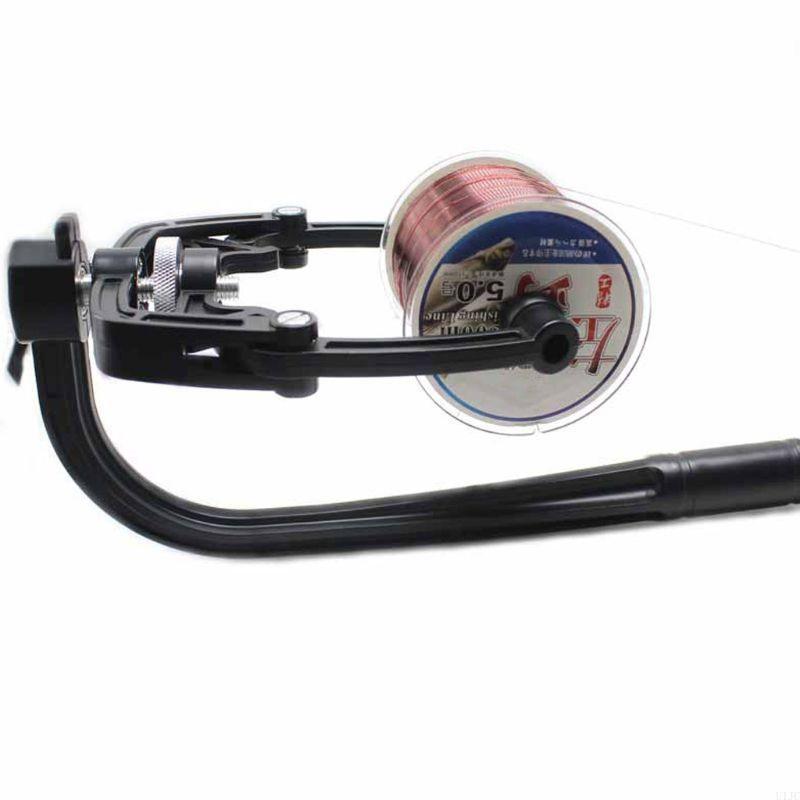 Fishing Line Spooler - 釣り糸ワインダースプーラーマシンスピニングリールスプーリングステーションシステム多機能ポータブル手動巻線コイルケーブル調整