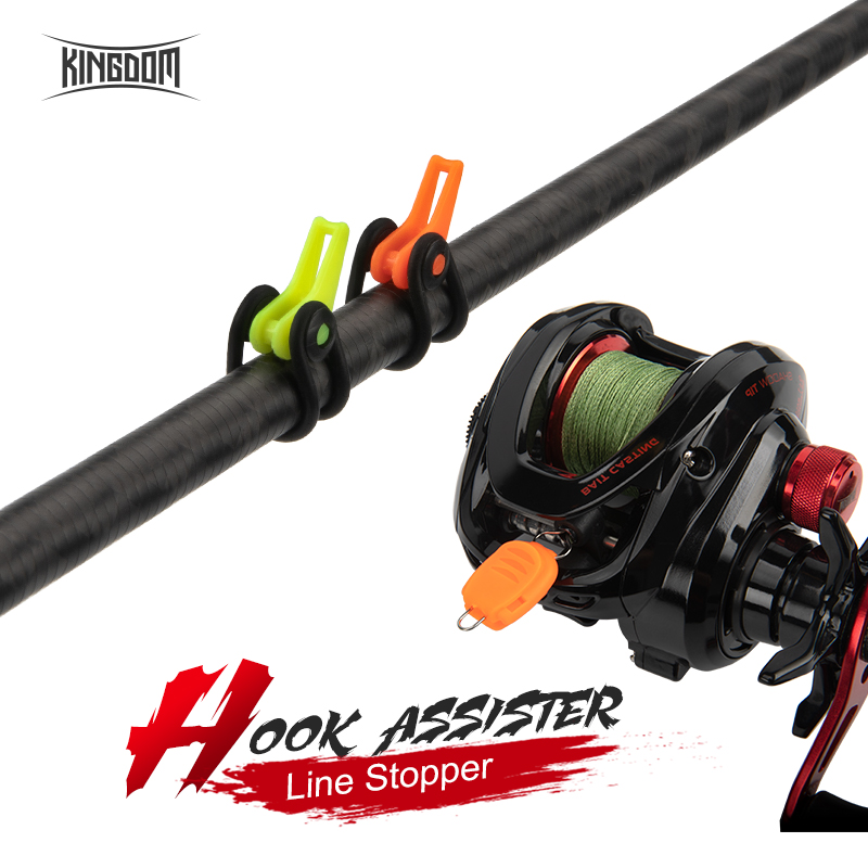 Fishing Line Spooler - キングダムフィッシングアクセサリーフックホルダーキーパージグフック安全キープ釣竿安全投げ釣り糸リールストッパーラインツール