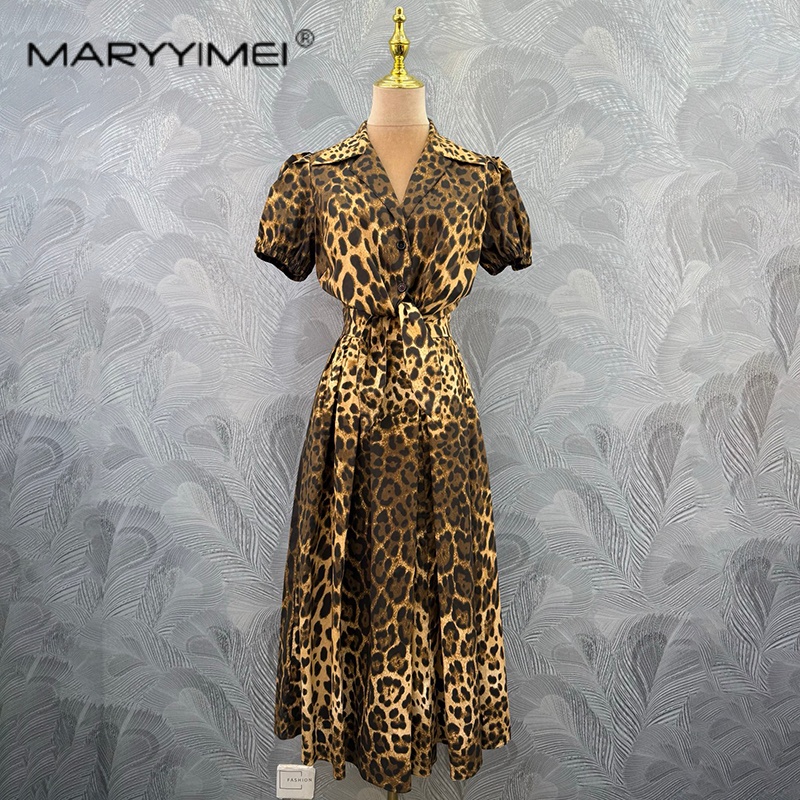 MARYYIMEI ファッションヒョウ柄婦人服ラペルレースア - Fly Line のレビューと価格