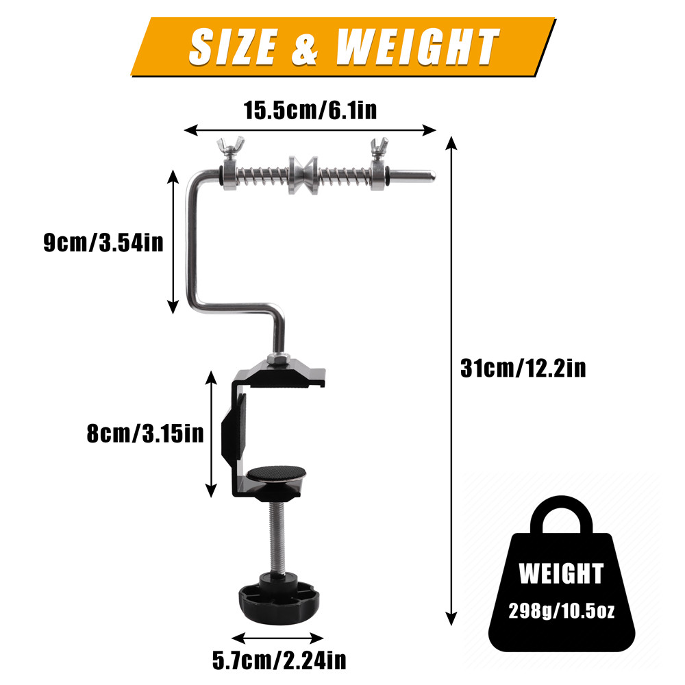 Protable 釣り糸ワインダー クランプ調整可能 安定し - Fishing Line Spool のレビューと価格