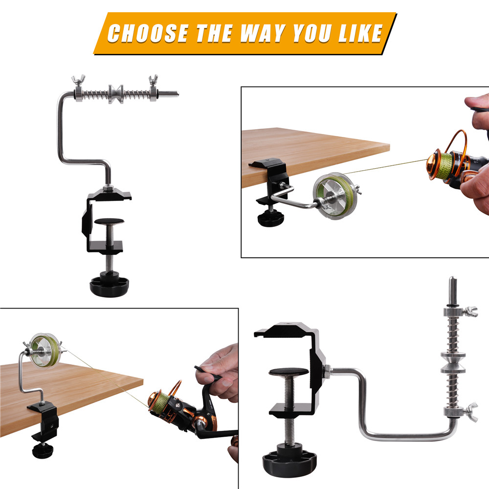 Protable 釣り糸ワインダー クランプ調整可能 安定し - Fishing Line Spool のレビューと価格
