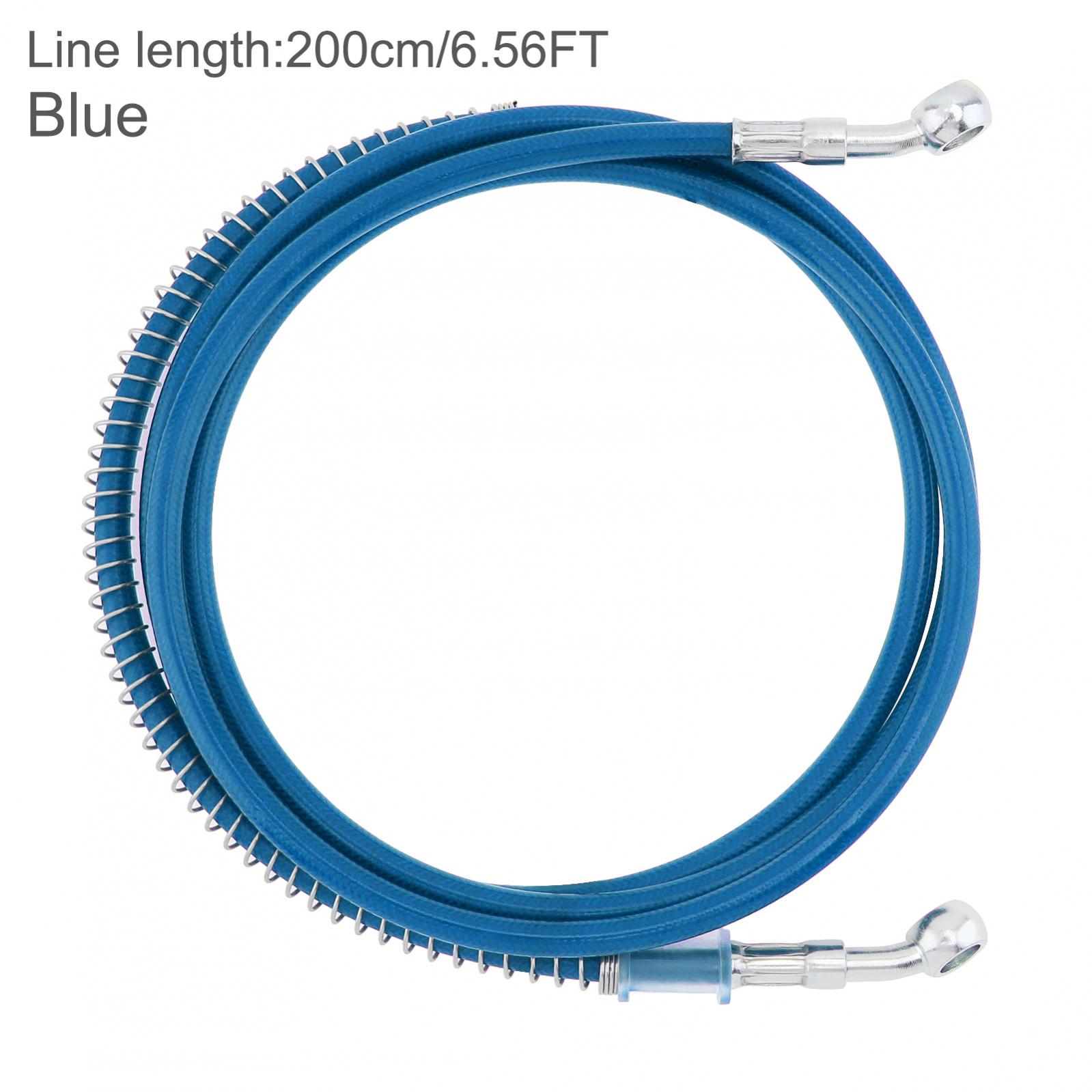 編組油圧ブレーキホース,200cm,ステンレス鋼ブレーキケー - Braided Line のレビューと価格
